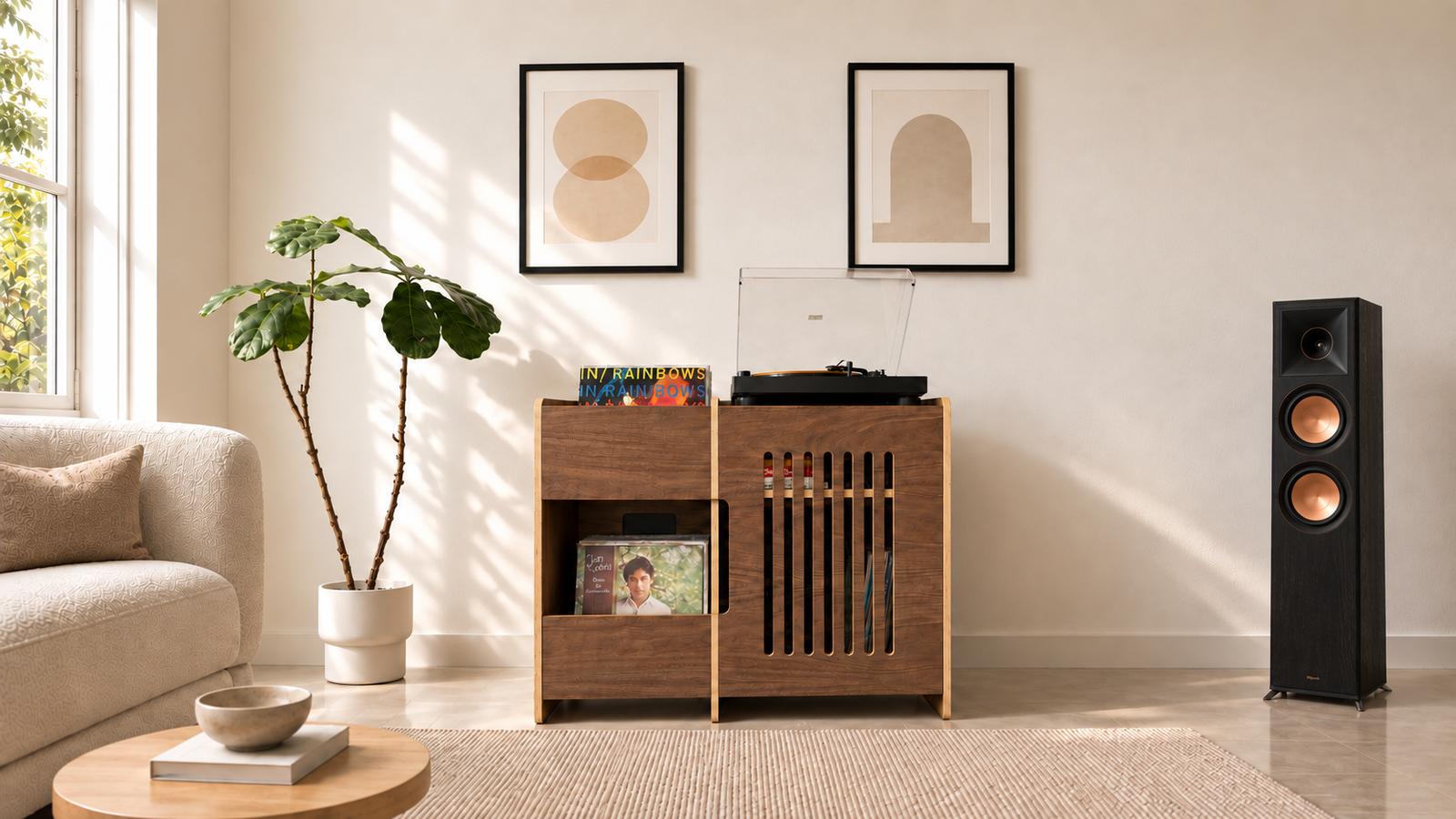 Mueble Sonata de FORMMA en un espacio de escucha