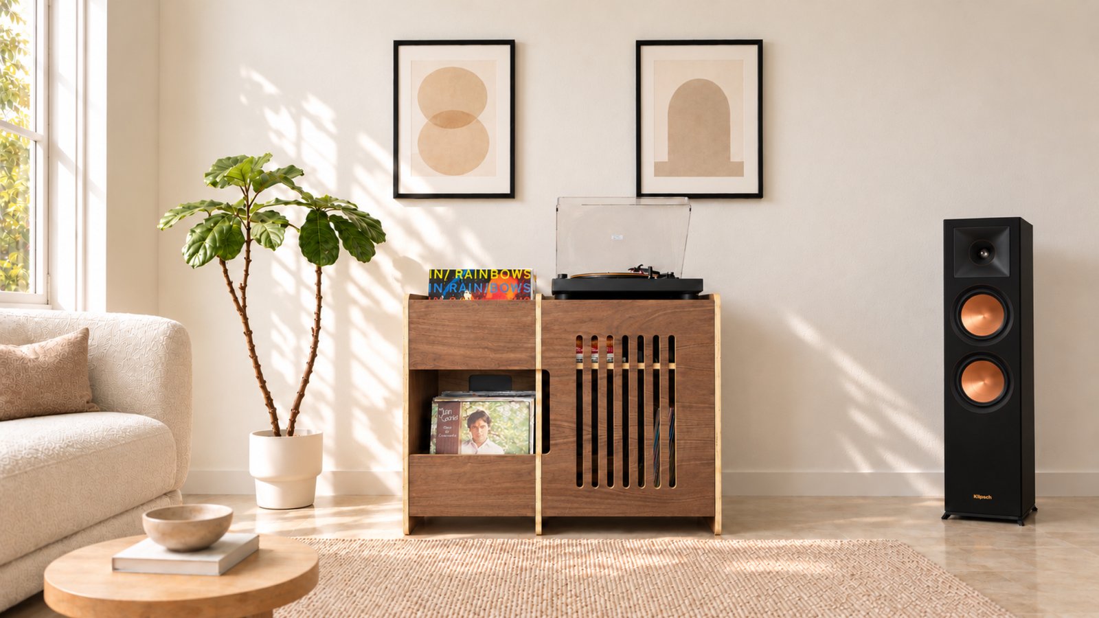 Mueble Sonata de FORMMA en un espacio de escucha
